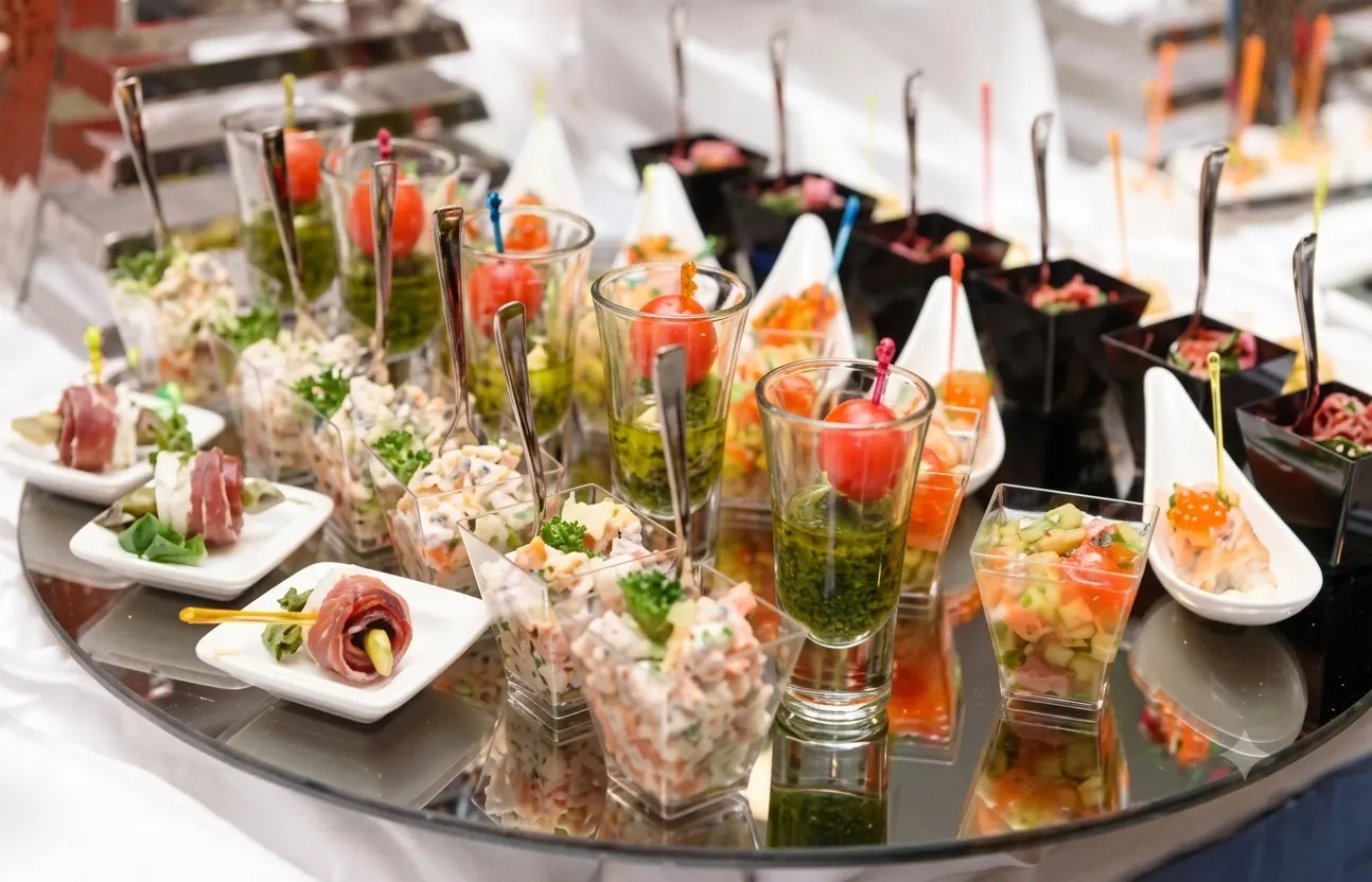 Wedding catering and food arrangements