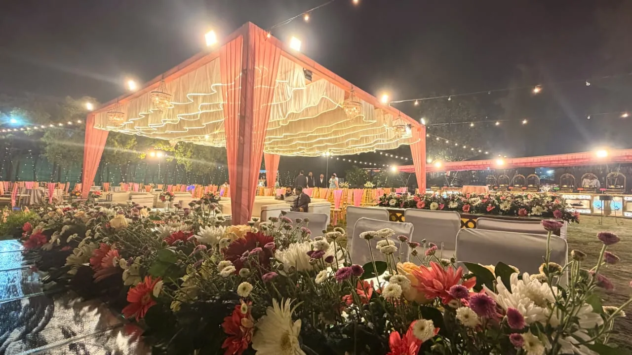 ambient light decoration for parties and weddings