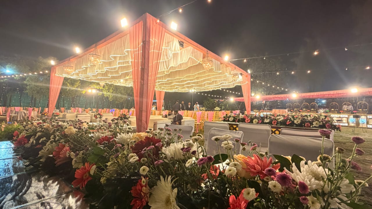 ambient light decoration for parties and weddings